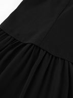 Open Back V Neck Maxi Dress