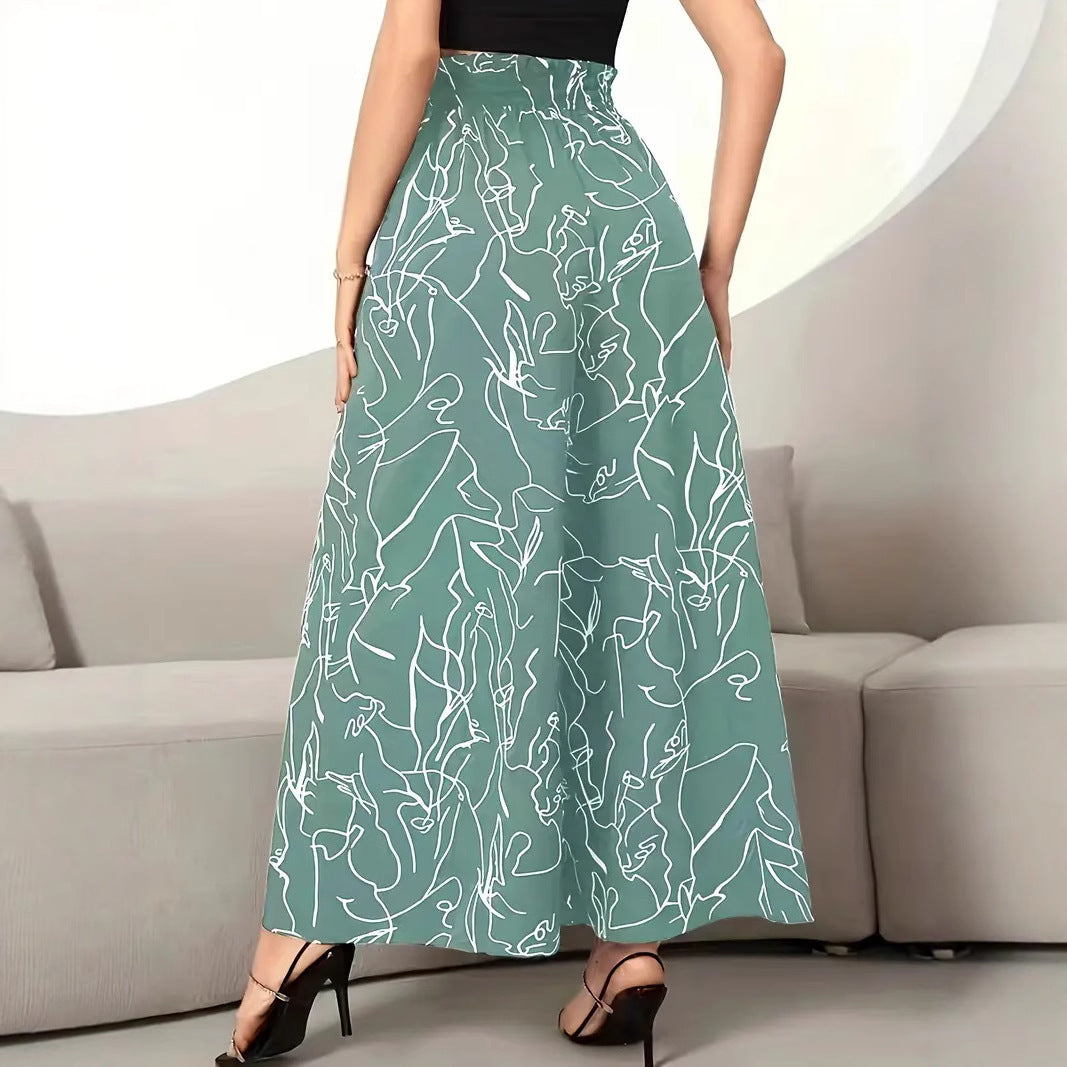 High Waist Wide Leg Pants
