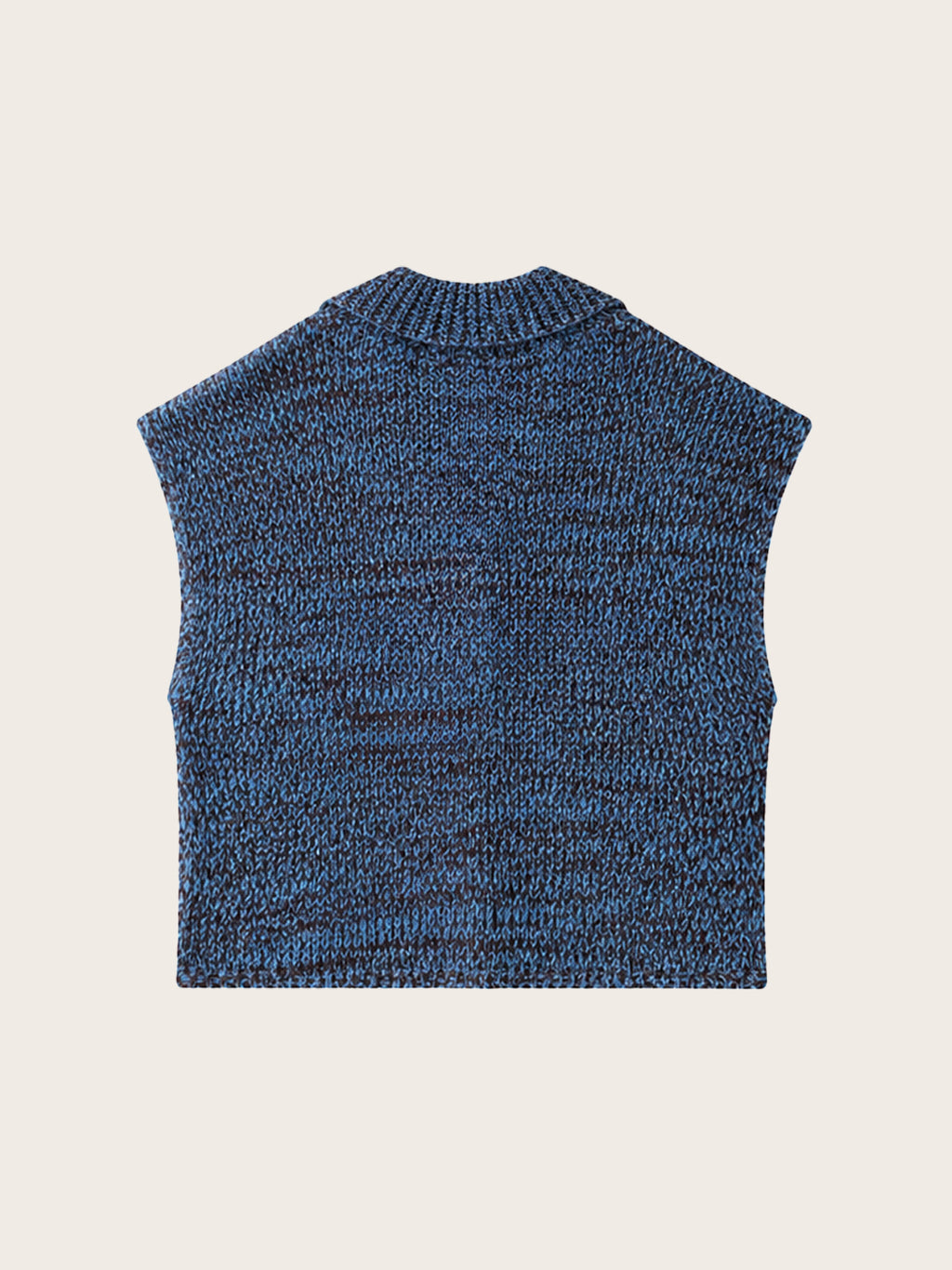 Textured Knit Polo Top
